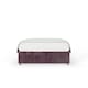 image 2 of Neptune Spring Mauve Naples Velvet Divan Set King Size