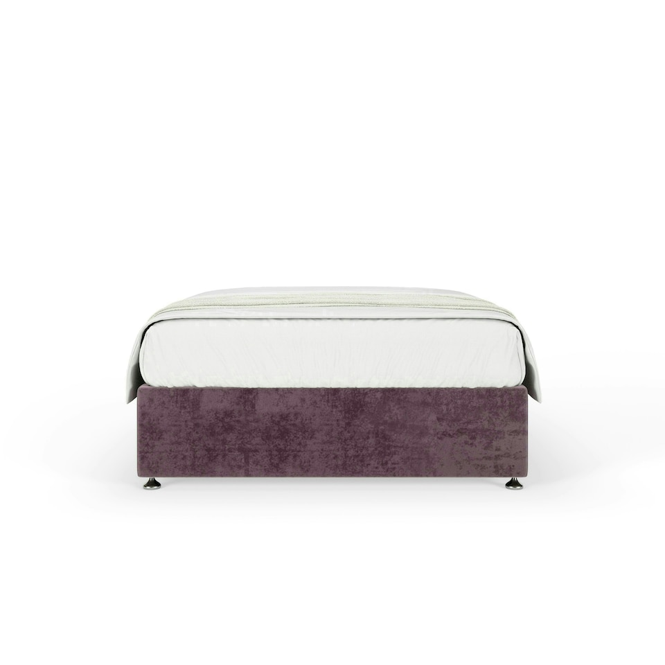 image 1 of Neptune Spring Mauve Naples Velvet Divan Set King Size