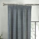 image 2 of Aztec Pencil Pleat Curtain Pair - Blue - 229cm x 137cm