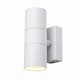 image 1 of BHS Jared Outdoor Up and Down Wall Light, White White | White