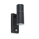 image 4 of ValueLights Up Down Matte Black Wall Light and GU10 Spotlight LED 5W Warm White 3000K Bulb Black