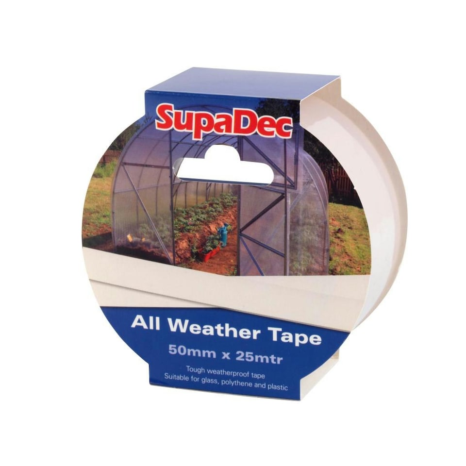 SupaDec All Weather Self Adhesive Tape - Clear - One Size