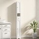 image 2 of HOMCOM 20cm Slim Bathroom Storage Cabinet with Adjustable Shelves White | White