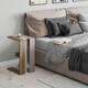 image 3 of Decortie Muju Sofa Side Table 30x40x57cm Dark Oak Effect