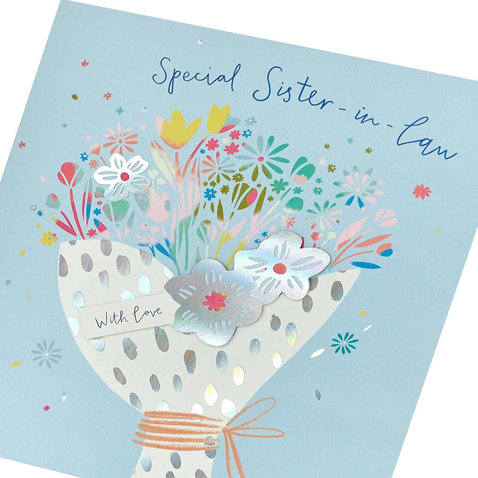 image 1 of Beautiful Bouquet Special Sister in Law Birthday Card