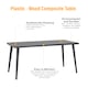 image 3 of Groundlevel The Hamilton 4 Piece Outdoor Furniture Set Outdoor Patio Sofa And Table