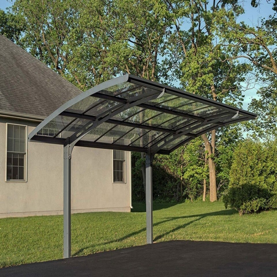 image 1 of Carport Arizona Breeze Single 5000 - Polycarbonate - L495 x W289 x H273.5 cm - Grey Grey