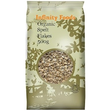 Wholegrain Spelt Flakes, Organic 500g (Infinity Foods)
