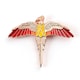 image 3 of Official Harry Potter Rose Gold Plated Fawkes Pin Badge HPPB0113