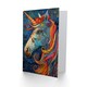 image 2 of Magical Unicorn Colourful Mane Patterns Girl Daughter Son Birthday Card