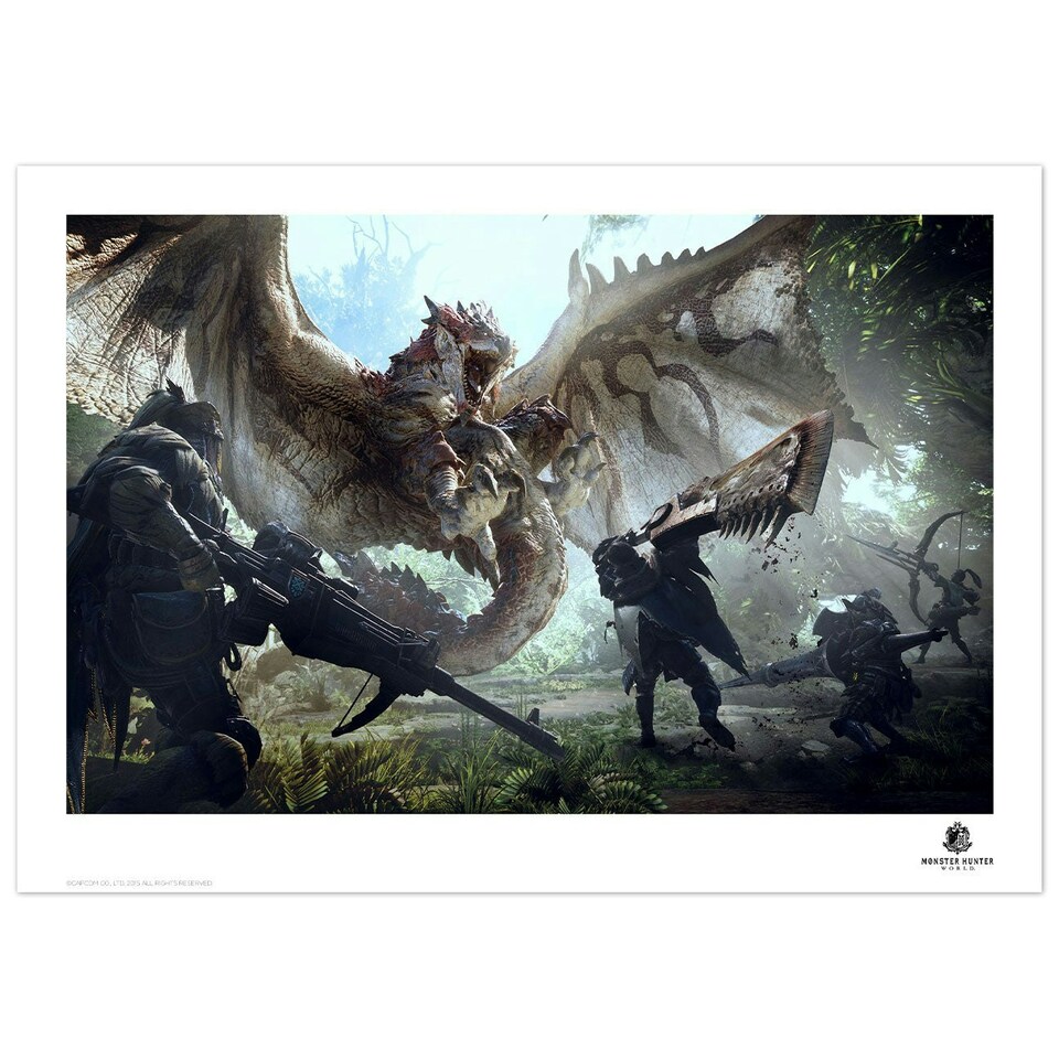Monster Hunter Limited Edition Art Print