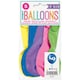 image 3 of Assorted Age 80 Pearlised Biodegradable Latex Balloons 30cm / 12 in - Pack of 5