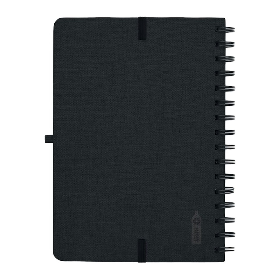 image 1 of MidOcean Strata A5 Notebook - Black - 1.5cm x 14.7cm x 21cm