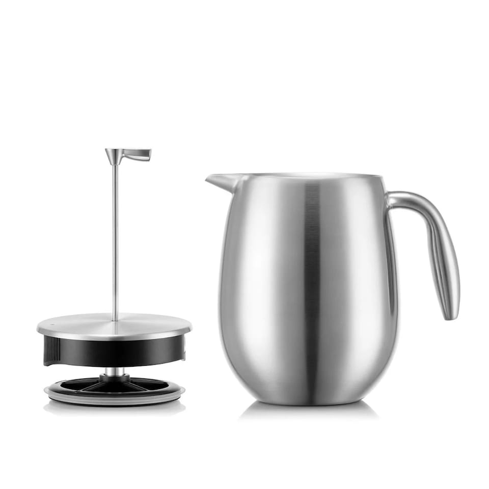 image 1 of Bodum Columbia Double Wall Coffee Maker 12 Cup - Silver