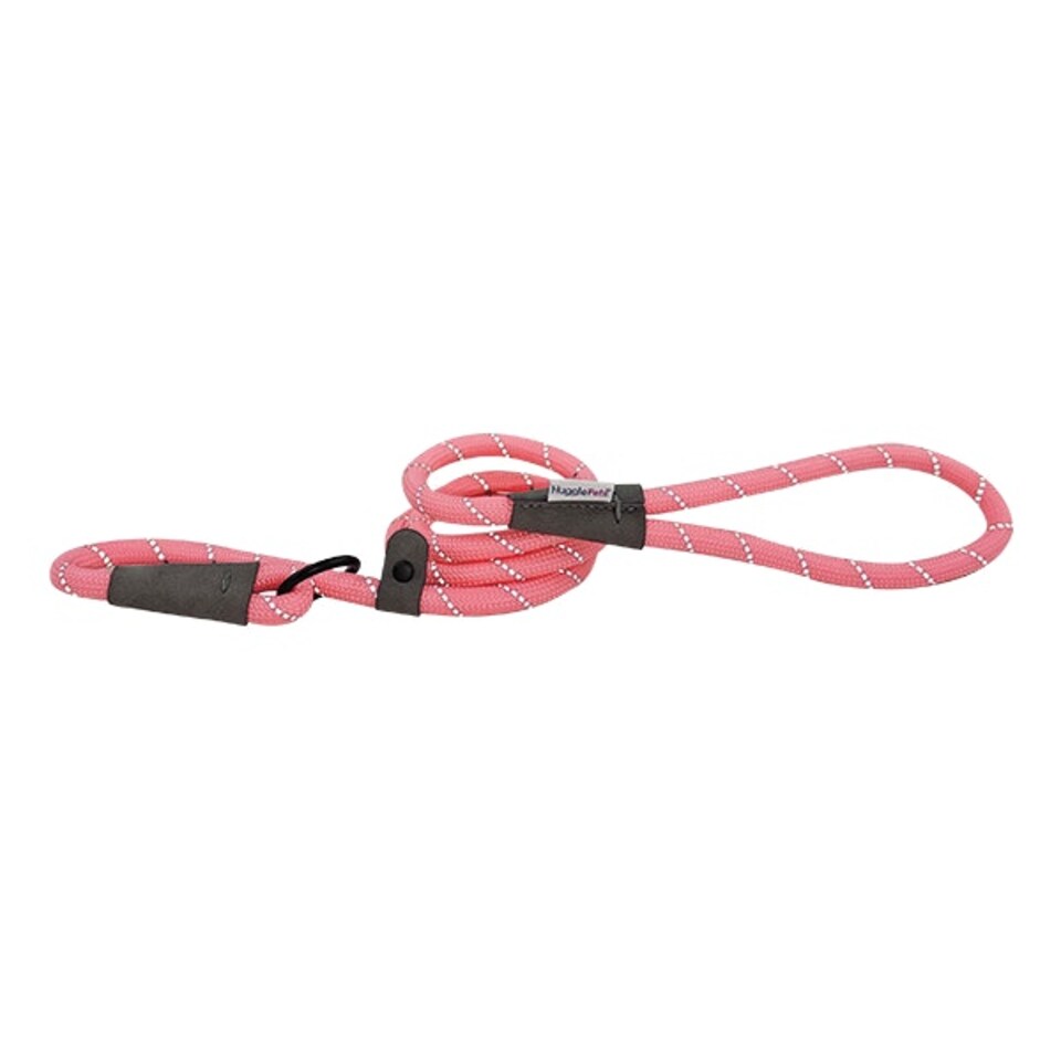 image 1 of HugglePets Reflective Rope Slip Dog Lead - 113 x 1.0 cm Pink