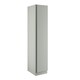 image 1 of J-Pull Handleless Light Grey Single Wardrobe with Shelves Grey