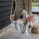 image 4 of Garden Flower Pink Peach Rose White Anemone Blanket | Multi