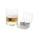 image 2 of XD Collection Stainless Steel Reusable Ice Cube Tray (Pack of 4) - Silver - One Size Silver