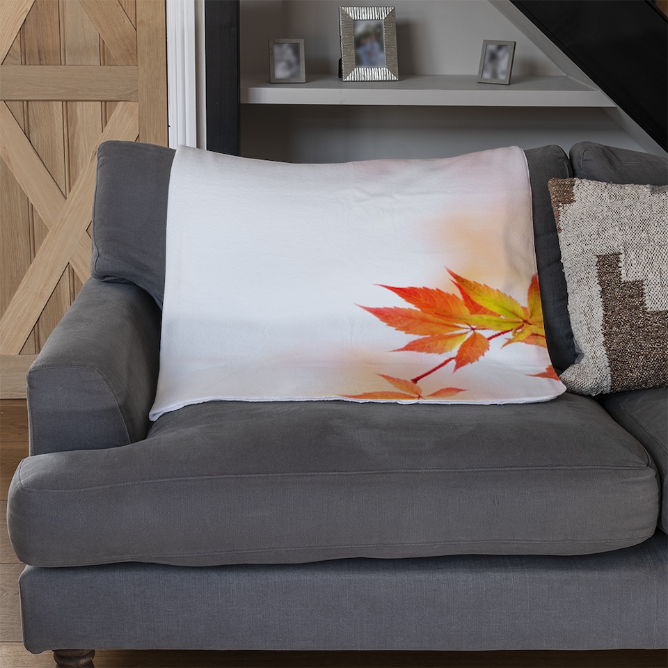 image 1 of Autumn Leaves Blanket | Multi