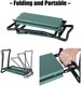 image 4 of Garden Kneeler with Handles Soft Foam Kneeling Pad Portable Seat Tool Pouch