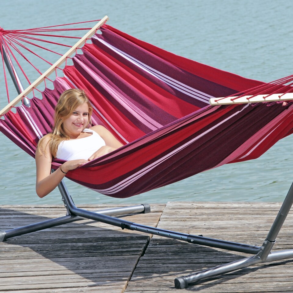 image 1 of Amazonas Freestanding Garden Hammock with Stand – Summer Set