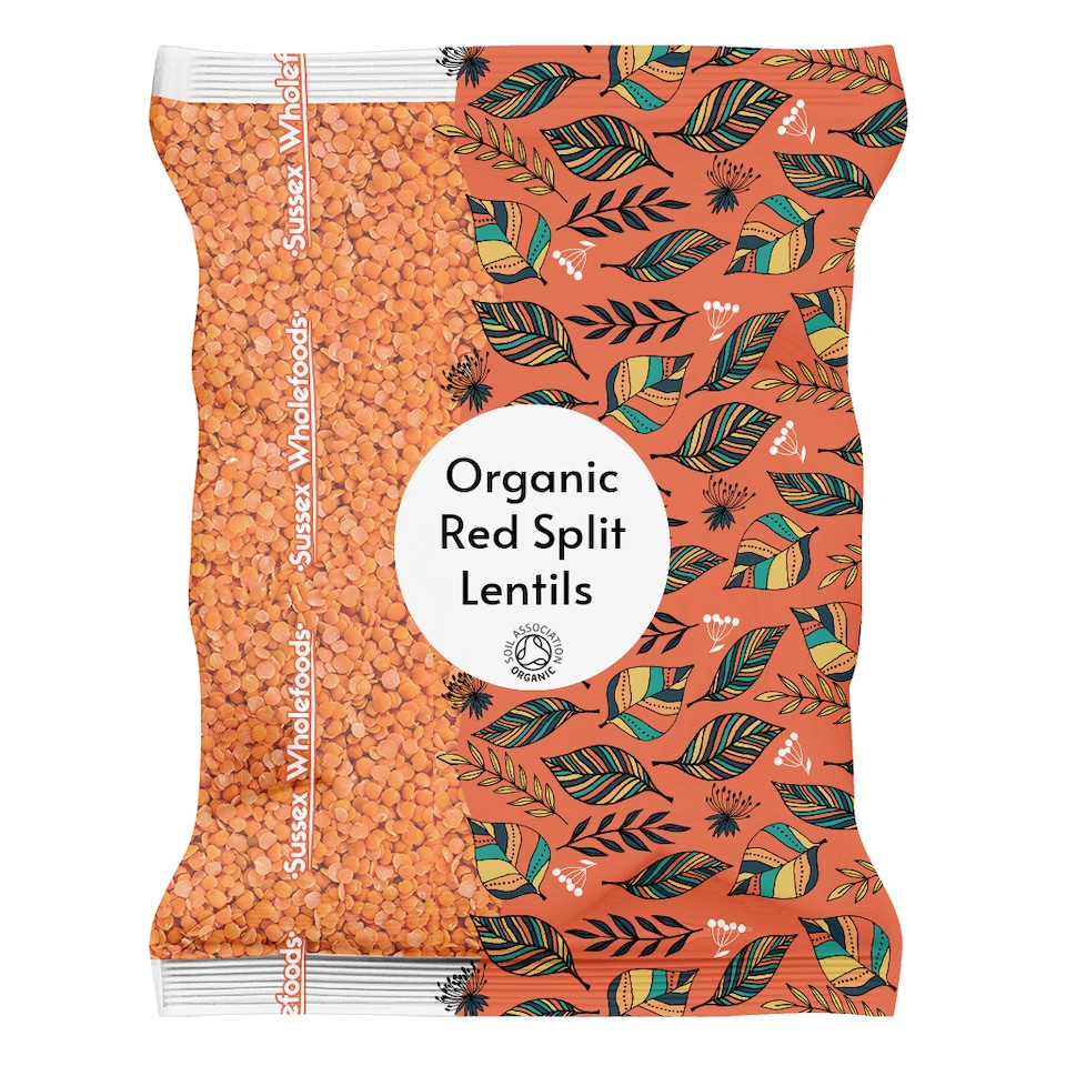 image 1 of Organic Red Split Lentils 2kg (Sussex Wholefoods) | Multi