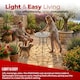 image 7 of Centurion Supports POSITANO Garden and Patio Grey Cast Aluminium Bistro Table | Grey | Grey