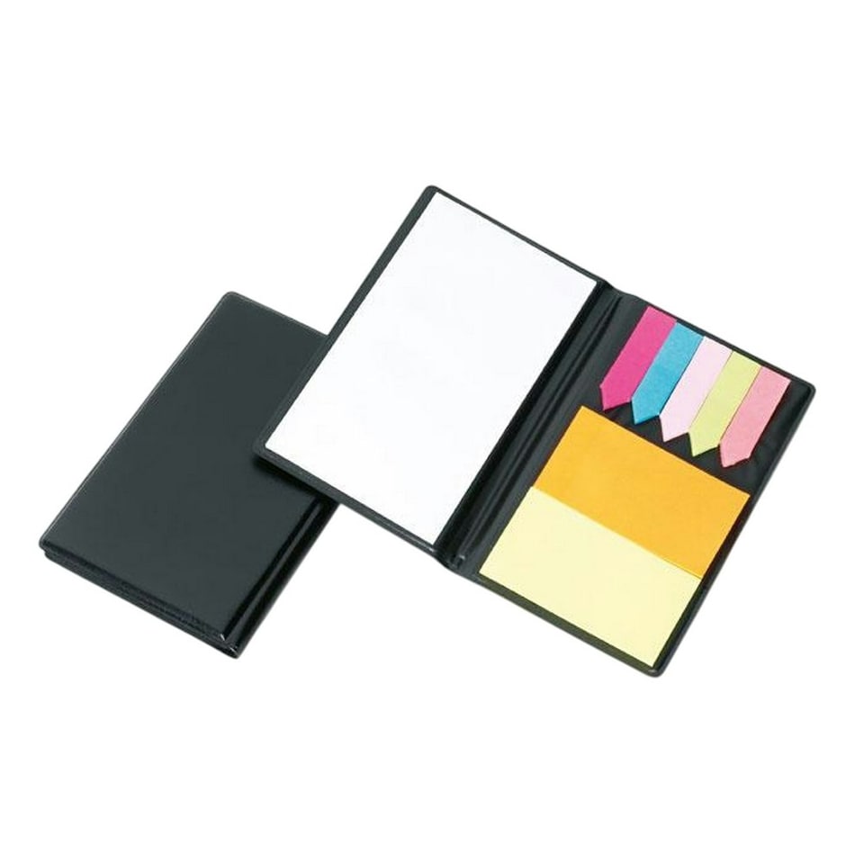image 1 of MidOcean Memoff Memo Pad Set - Black - One Size