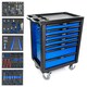 image 1 of Hyundai Tool Chest 175 Piece 7 Drawer Castor Mounted Roller Cabinet | HYTC9006 | Blue