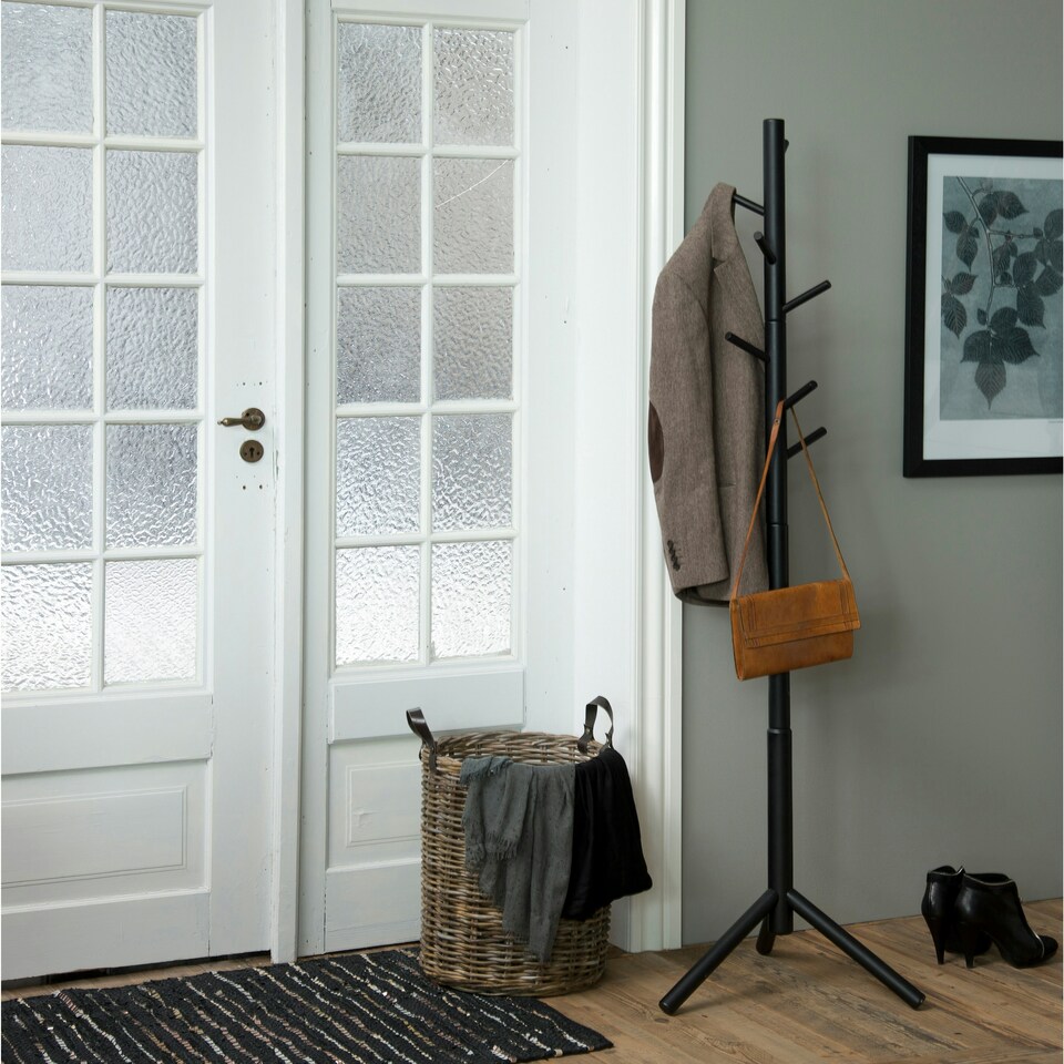 image 1 of Bremen Coat Stand in Black