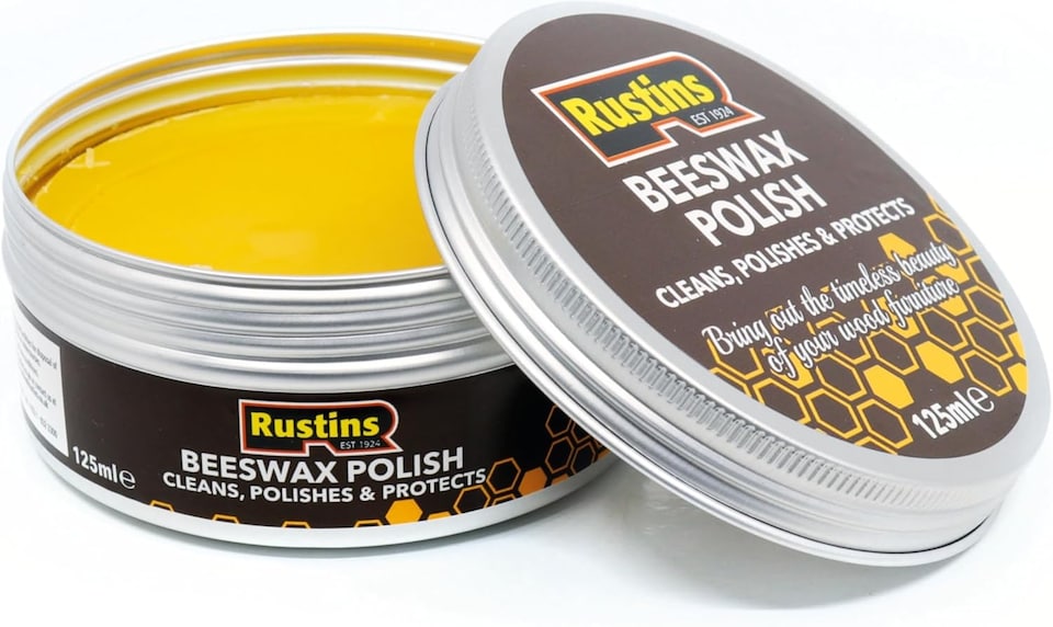 image 1 of Rustins Beeswax Polish for Wood Furniture 125ml