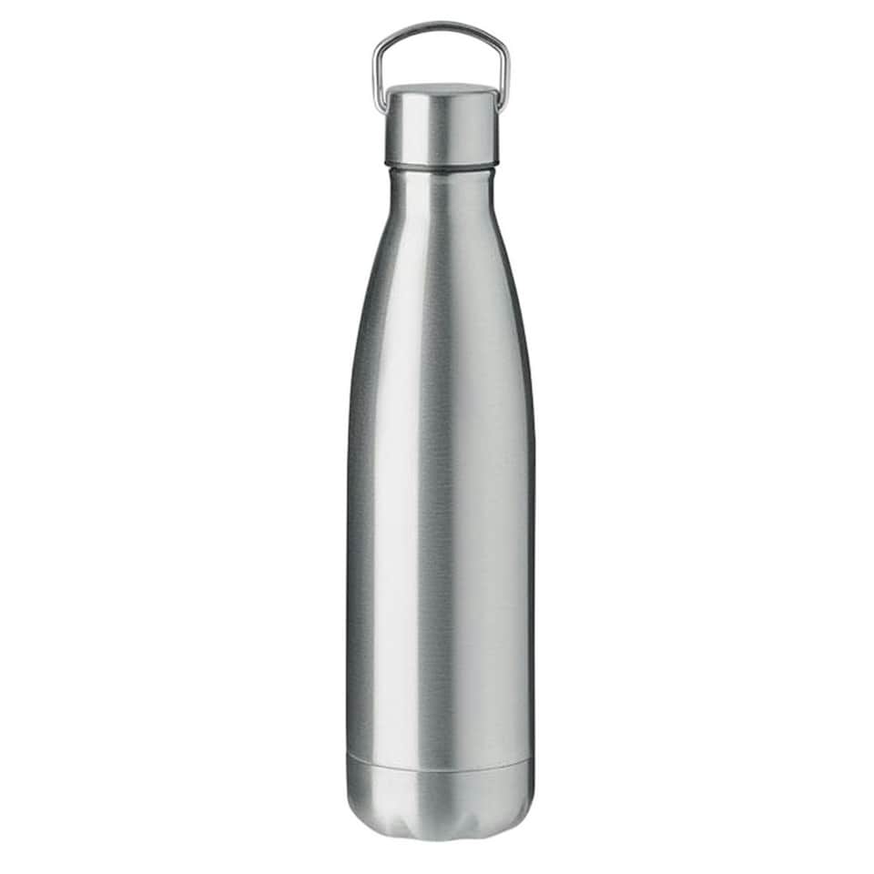image 1 of MidOcean Arctic Double Wall 500ml Water Bottle - Matt Silver - One Size Multi | One Size