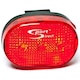 image 2 of Sport Direct 3 x Red Mega Bright LEDs Rear Bike Light. Run time of 220hrs+*