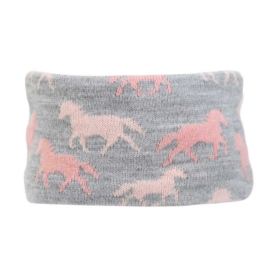image 1 of Hy Childrens/Kids Flaine Headband - Grey/Pink - One Size Grey | One Size