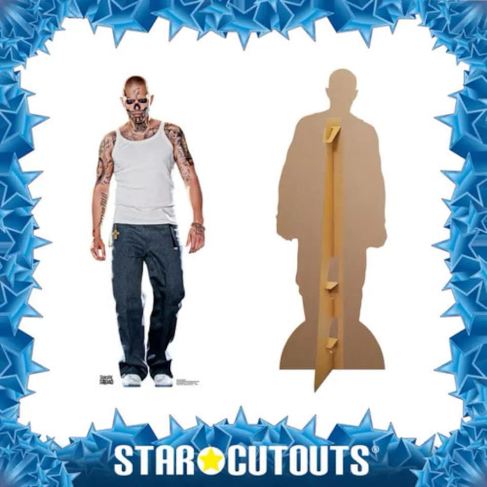 image 1 of El Diablo Suicide Squad Movie Jay Hernandez DC Comics Lifesize Cardboard Cutout 165cm