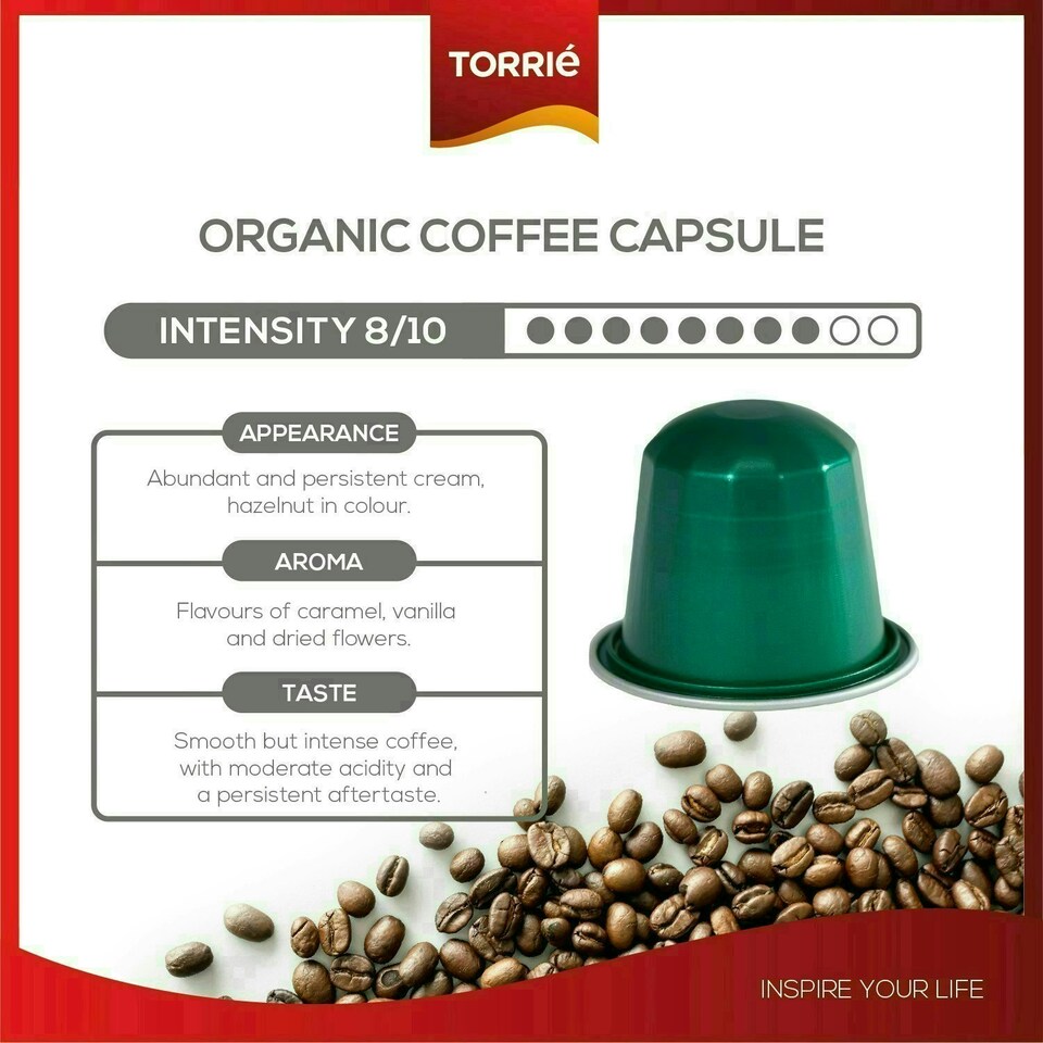 image 1 of Organic Aluminium Nespresso ® Compatible Coffee Capsules (30 Pods)