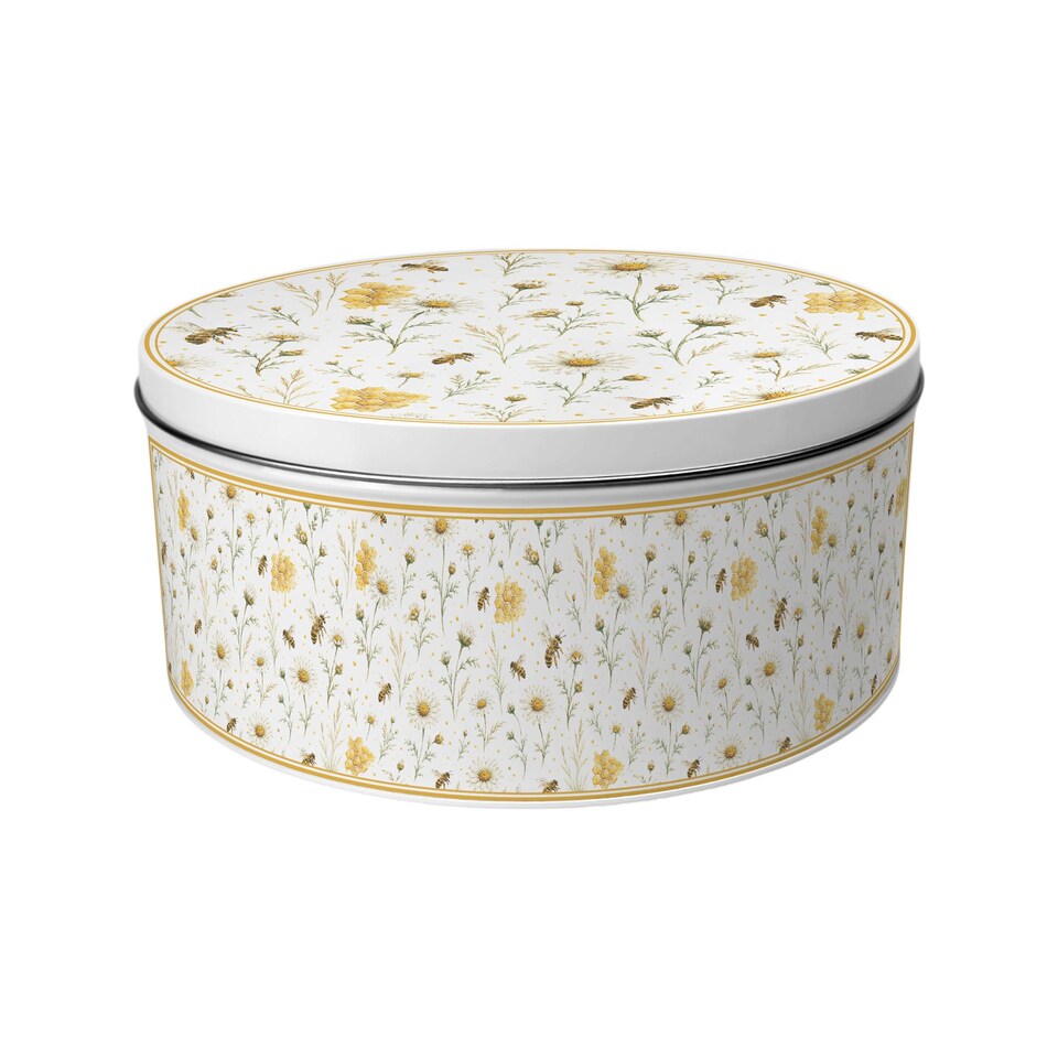 image 1 of Bees & Buds Large Round Cake Tin