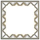 image 4 of Art deco patterned border (Picture Frame) White | S