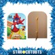 image 2 of Spidey Spider-Man 3D Single Backdrop Cardboard Cutout 126cm