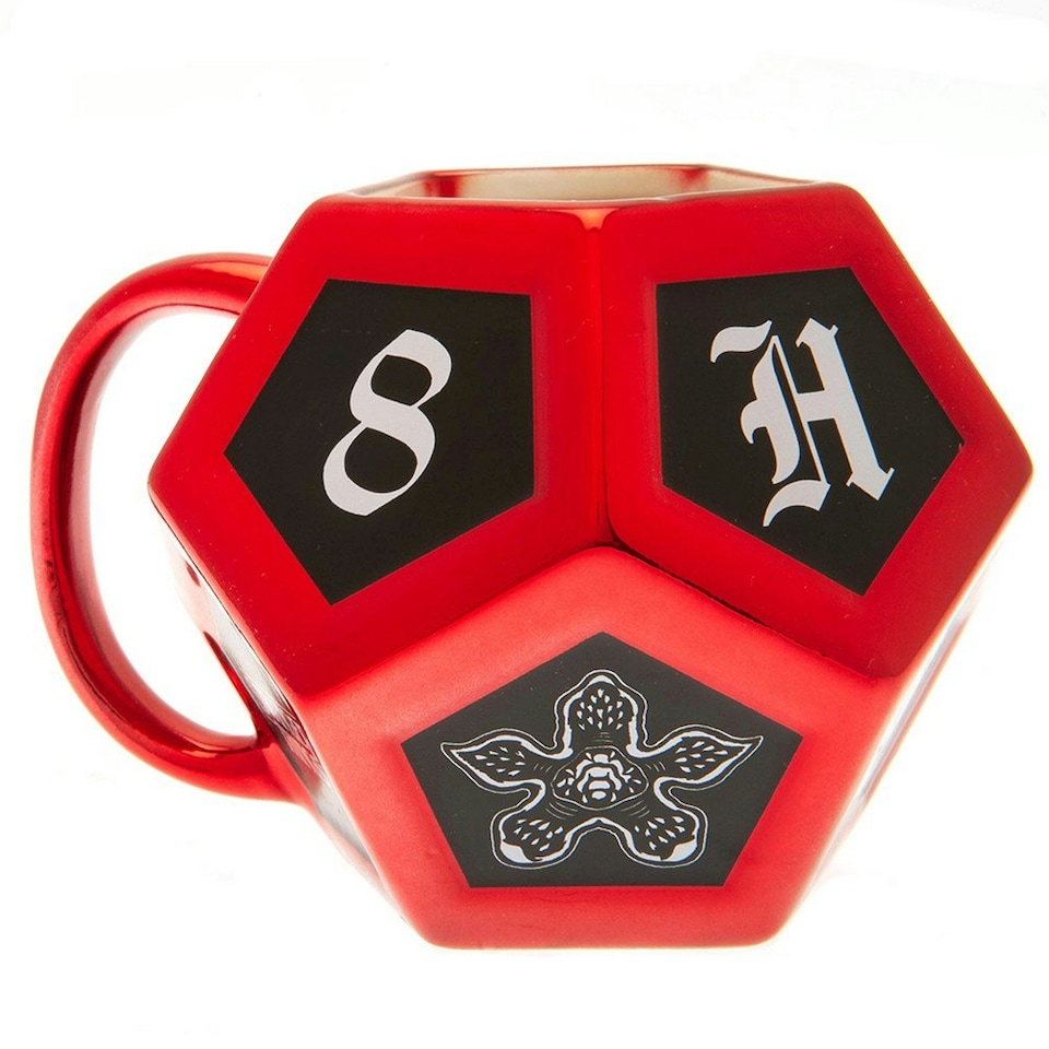 image 1 of Stranger Things Roll Your Fate 3D Mug - Red/Black - One Size