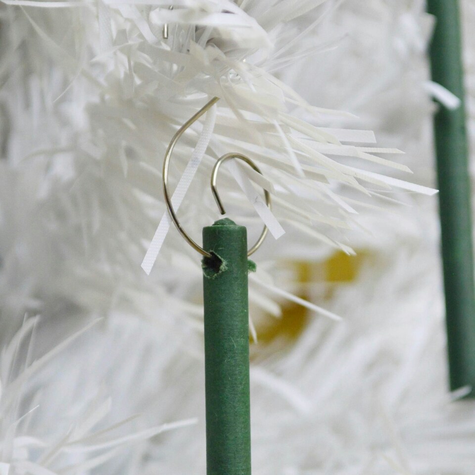 image 1 of 2 PACKS of 6 Scentsicles Scented Hanging Ornaments Sticks - White Winter Fir
