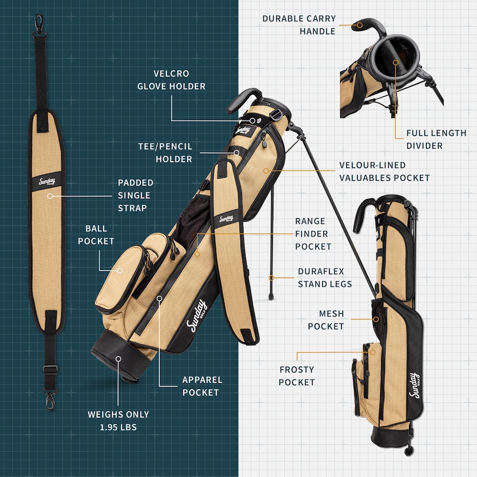 image 1 of Loma Golf Bag - Sandstone