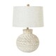 image 1 of Hill Interiors Bulbous Wicker Table Lamp (UK Plug) - Brown - 61cm x 40cm x 40cm