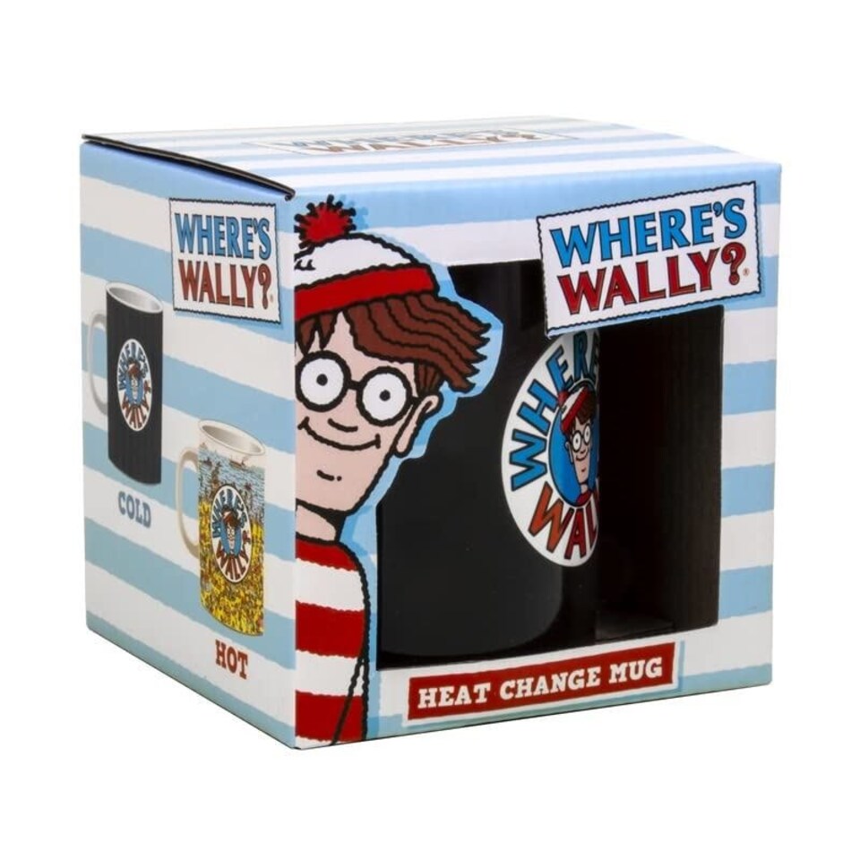 image 1 of Where's Wally? Heat Change Mug-Reveal Hidden Wally with Hot Drinks! | Multi | 1