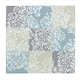 image 1 of Checked Leaves Large Square Worktop Protector - Smooth Glass Chopping Board