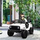 image 2 of HOMCOM 12V Kids Electric Ride On Car Truck Off-road Toy W/ Remote Control White