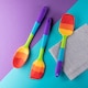 image 4 of Taylor's Eye Witness Rainbow Silicone Spatula Spoon