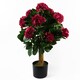 image 1 of Artificial Pink Hydrangea Plant Potted 75cm Bush Botanik