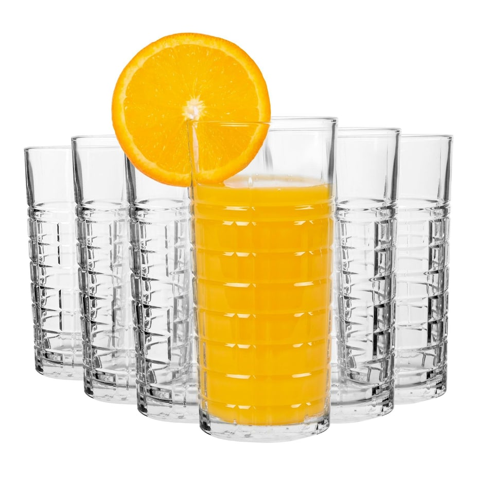 image 1 of LAV Brit Highball Glasses - 356ml - Clear - Pack of 6 Clear