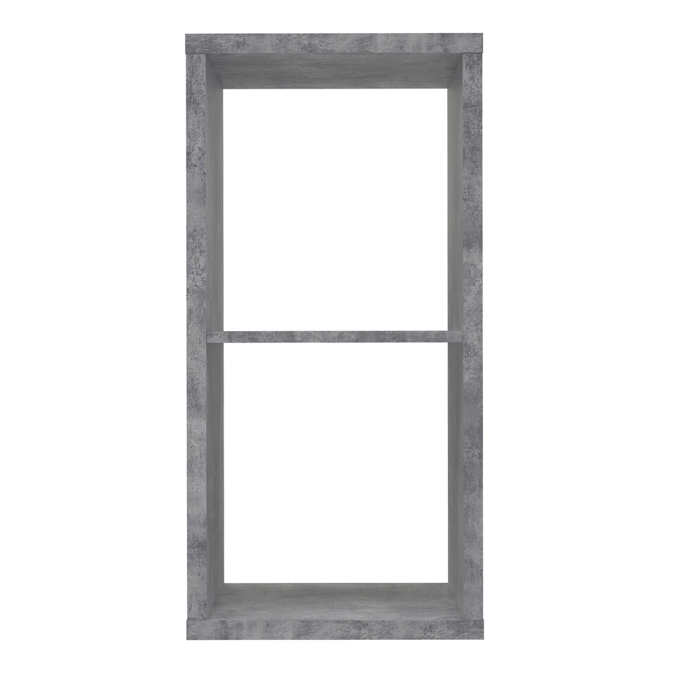 image 1 of Mauro 1 Shelf Storage Unit in Concrete Grey